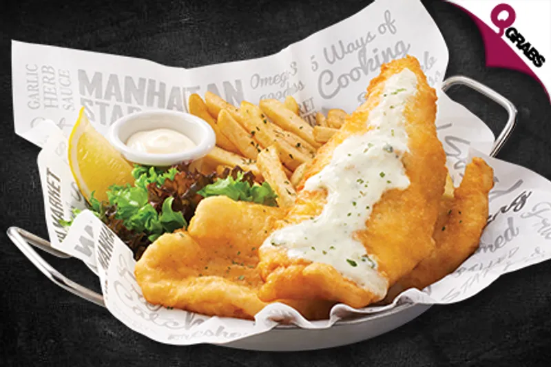 From QR23 Delight in a Selection of Tasty Dishes from The Manhattan Fish Market! (Up to QR71 Value)
